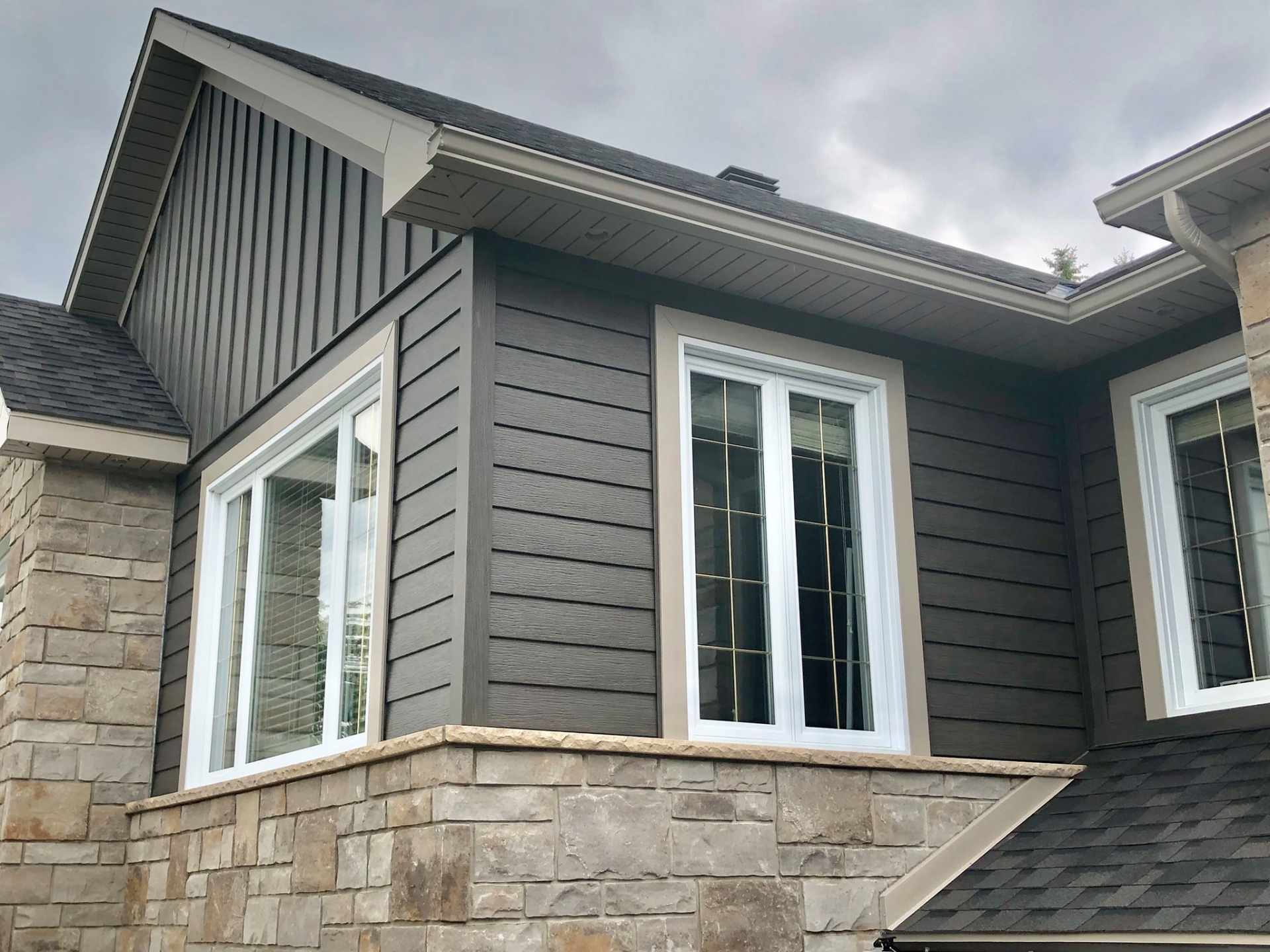 Steel siding on house installed by Northern Lights Exteriors
