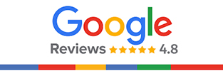 Google Reviews Logo - Showing Northern Lights Exteriors rating of 4.8 Stars