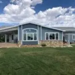 project manager's airal shot of a suburban home | Northern Lights Exteriors