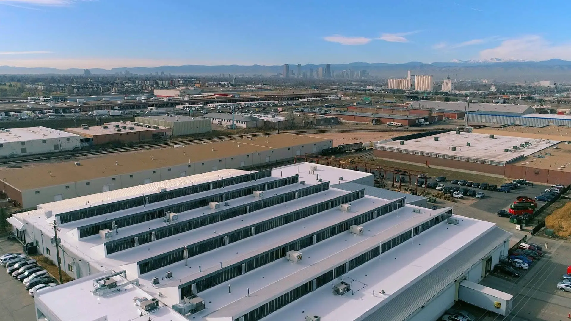 Denver industrial building roof coating installation