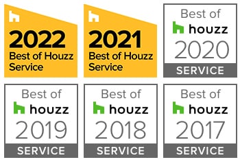 Best of Houzz Service Awards Years 2017-2022