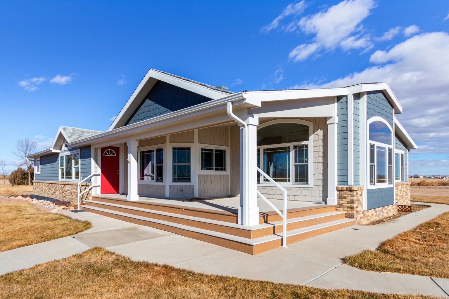 Colorado home with James Hardie fiber cement siding showing full exterior curb appeal