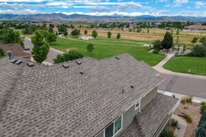 Longmont roof replacement with Class IV shingles after hail damage