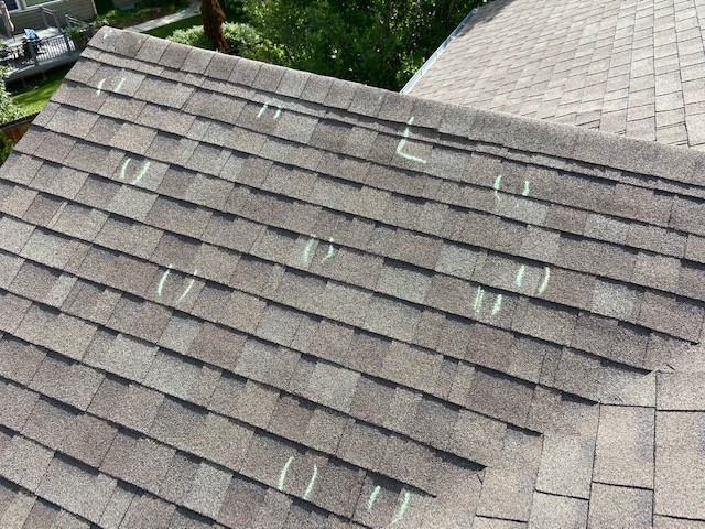 Johnstown roofing project restoring a hail-damaged roof with Class IV impact-resistant shingles.