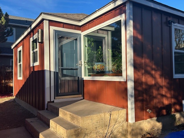 Fiberglass replacement windows installed by Northern Lights Exteriors near Loveland Colorado