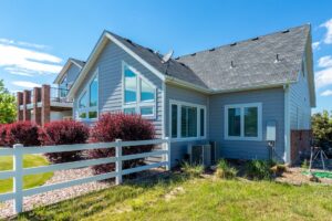 Brighton, CO exterior remodel with James Hardie fiber cement siding, built for hail and UV resistance.