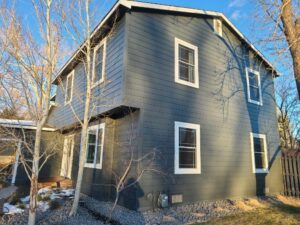Fort Collins exterior with new energy-efficient replacement windows and doors