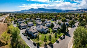 HOA neighborhood project with James Hardie siding installed on over 70 buildings by Northern Lights Exteriors.