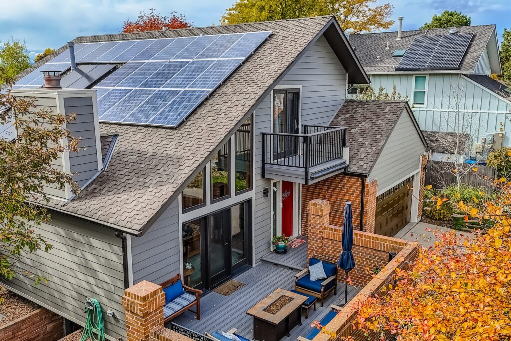 Nearby Colorado home updated with wood-clad replacement windows by Northern Lights Exteriors