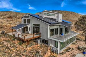 Lyons Stone Canyon home with James Hardie siding that survived wildfire exposure