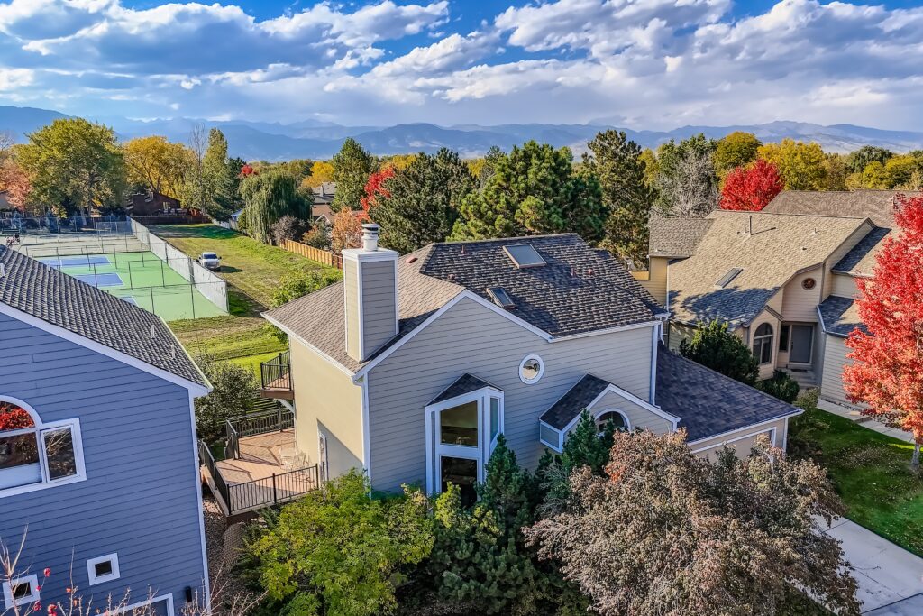 Nearby Boulder home remodeled with energy-efficient wood-clad replacement windows by Northern Lights Exteriors