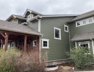 Mountain Sage James Hardie siding on a Colorado home exterior remodel by Northern Lights Exteriors