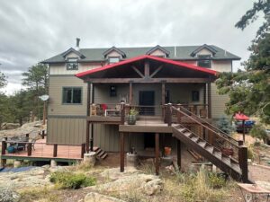 James Hardie Timber Bark siding installed on a Livermore Colorado home by Northern Lights Exteriors