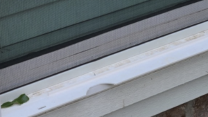 Colorado hail damage example on exterior component