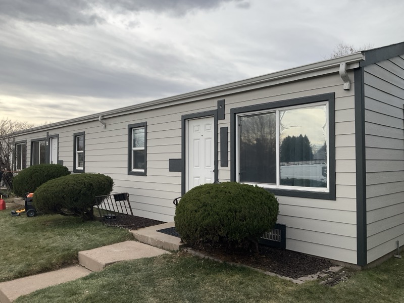 Completed full siding replacement project on a Colorado rental property