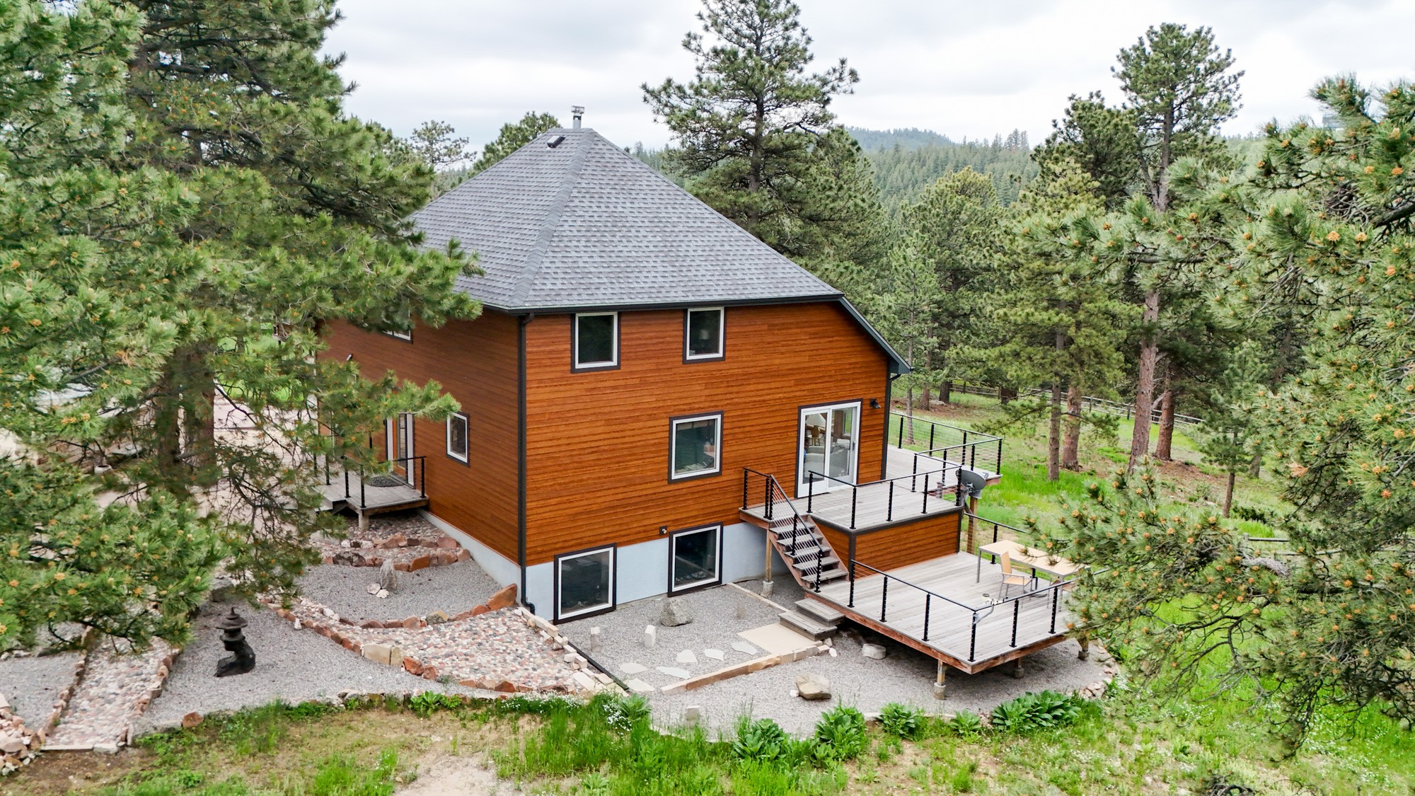 James Hardie Woodtone fiber cement siding installed by Northern Lights Exteriors on a Boulder, Colorado home