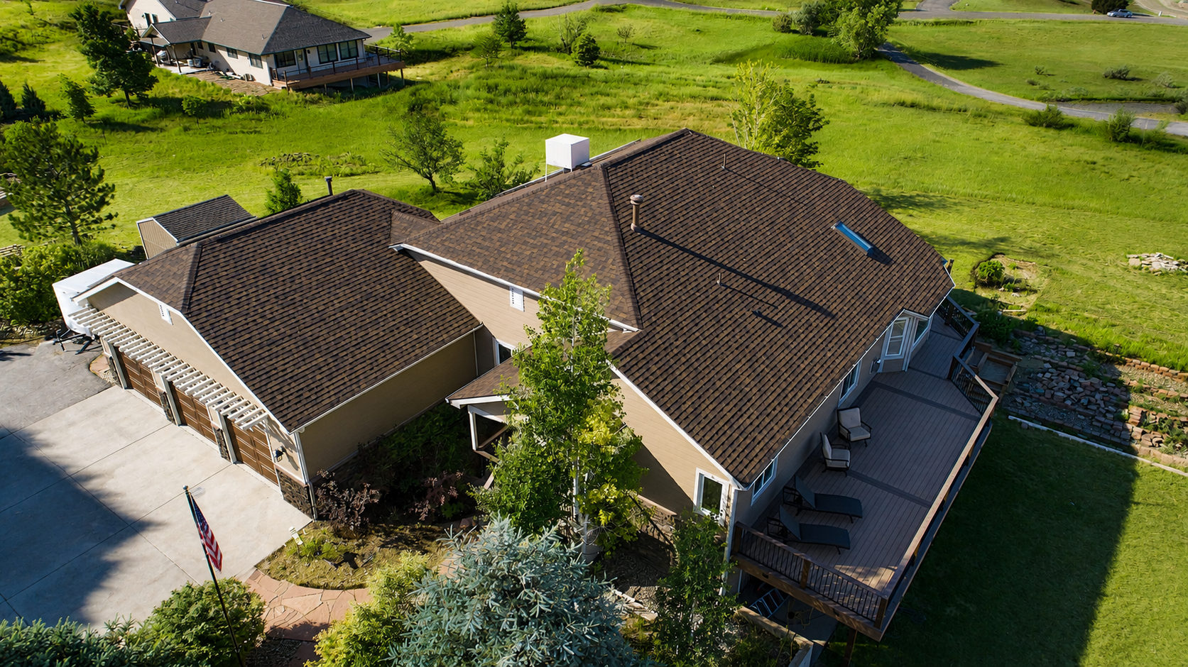 Erie, Colorado home featuring a complete exterior renovation by Northern Lights Exteriors, including an Owens Corning Class 4 impact-resistant roof, James Hardie fiber cement siding, and new seamless gutter installation. This multi-trade exterior remodel enhances curb appeal, weather resistance, and long-term durability while protecting the home from Colorado hail, wind, and severe weather conditions.
