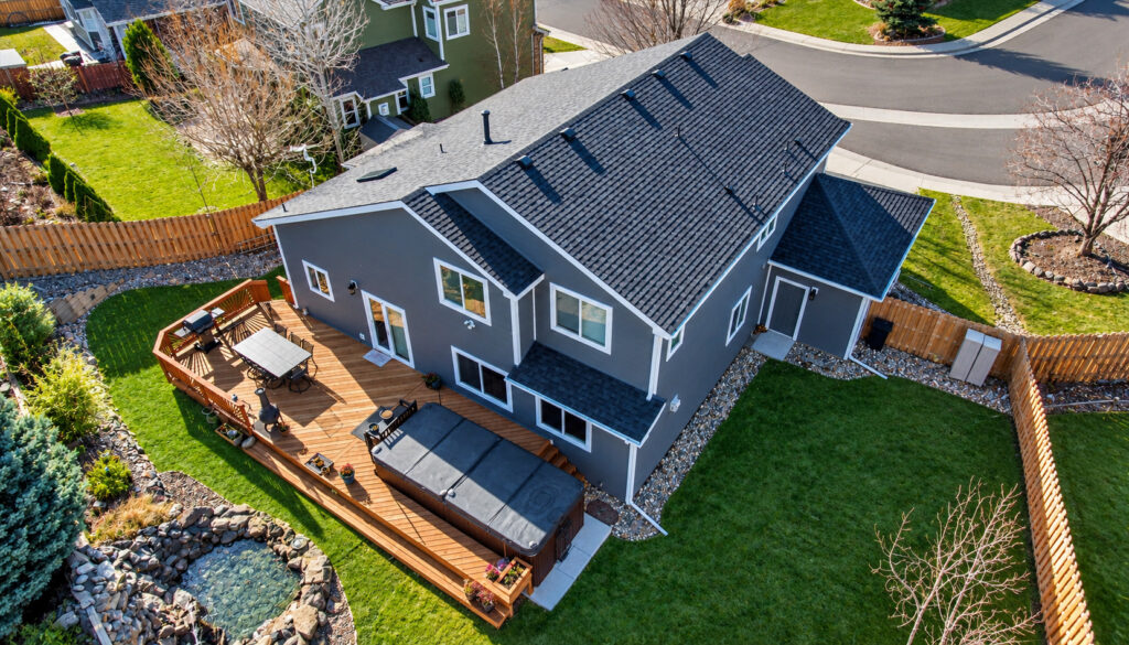 Asphalt shingle roof replacement on a Golden, CO home by Northern Lights Exteriors